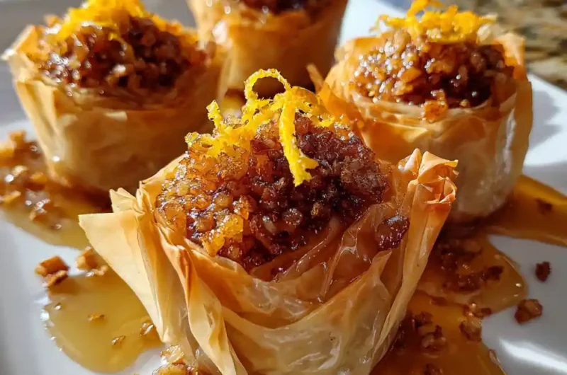 Orange Blossom Caramel Pecan Baklava Cups 1767865419.5500836