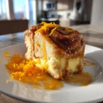Orange Zest Glazed Cinnamon Roll Cake With Cream Cheese Swirl 1767870519.7278092
