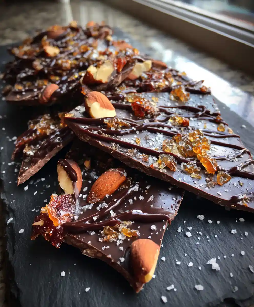 Orange Zest Salted Chocolate Praline Crunch