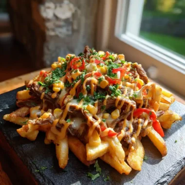 Philly Steak Cheese Fries With Smoky Chipotle Cheese Drizzle 1767852664.5268548
