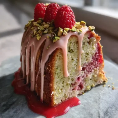 Pistachio Raspberry Marble Cake With Rose Buttercream 1767856875.0816329