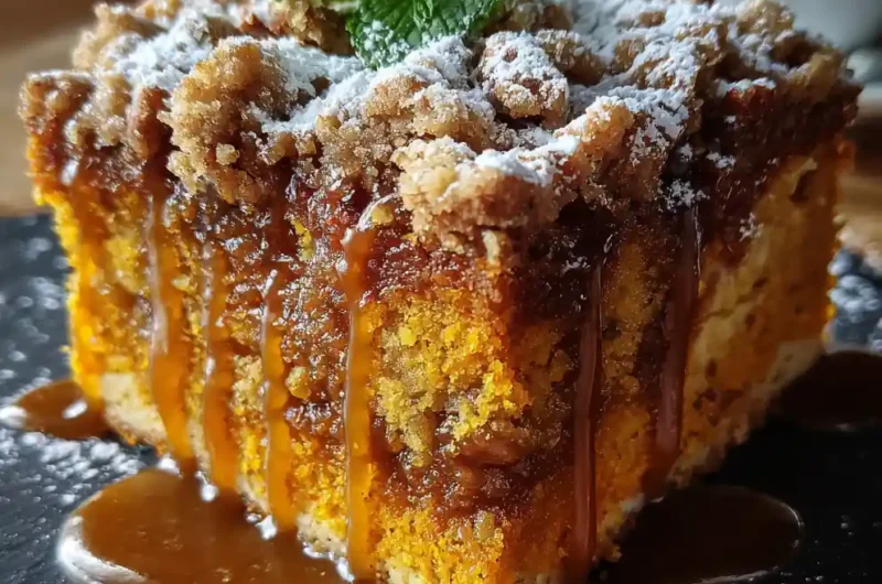 Pumpkin Crumble Cake With Cardamom Caramel Swirl 1767834922.5779777