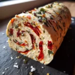 Roasted Red Pepper Swirled Antipasto Cream Cheese Log 1767796719.7353425