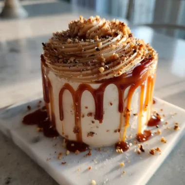 Salted Caramel Frosting With A Silky Espresso Caramel Swirl 1767843539.7898266