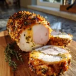 Smoked Turkey Goat Cheese Log With Honey Thyme Glaze 1767797827.165624