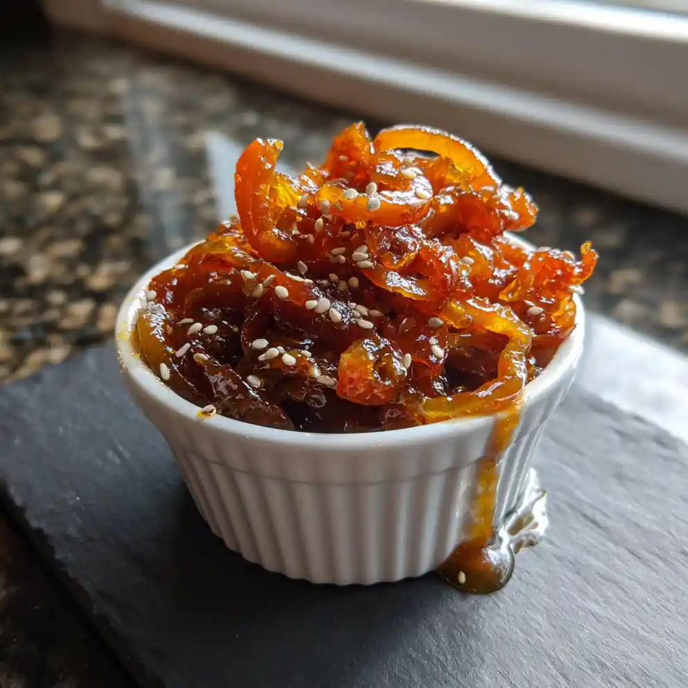 Smoky Honey Cumin Pickled Pepper and Onion Relish