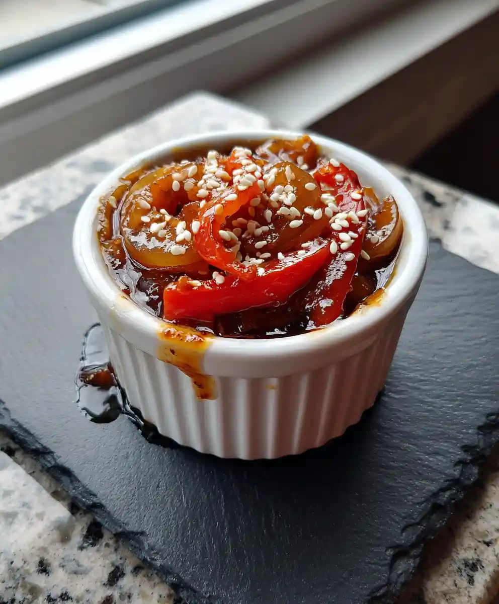 Smoky Honey Cumin Pickled Pepper and Onion Relish