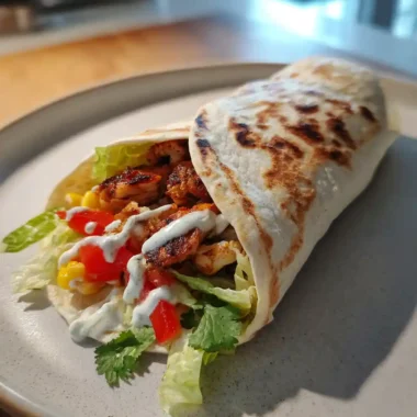 Southwest Grilled Chicken Wraps With Chipotle Lime Cream 1767825989.3828506