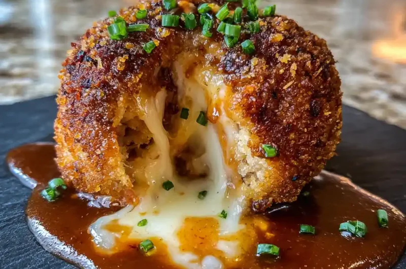 Spicy Thousand Island Reuben Balls With Melted Mozzarella Onion Center 1767796213.0455768