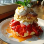 Strawberry Shortcake With Orange Zest Curds And Whipped Cream 1767823492.9861178
