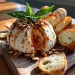 Sun Dried Tomato Swirled Bruschetta Cheese Ball 1767806959.118256