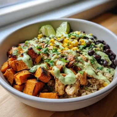 Sweet Potato Burrito Bowl With Chipotle Lime Crema 1767812303.0586872