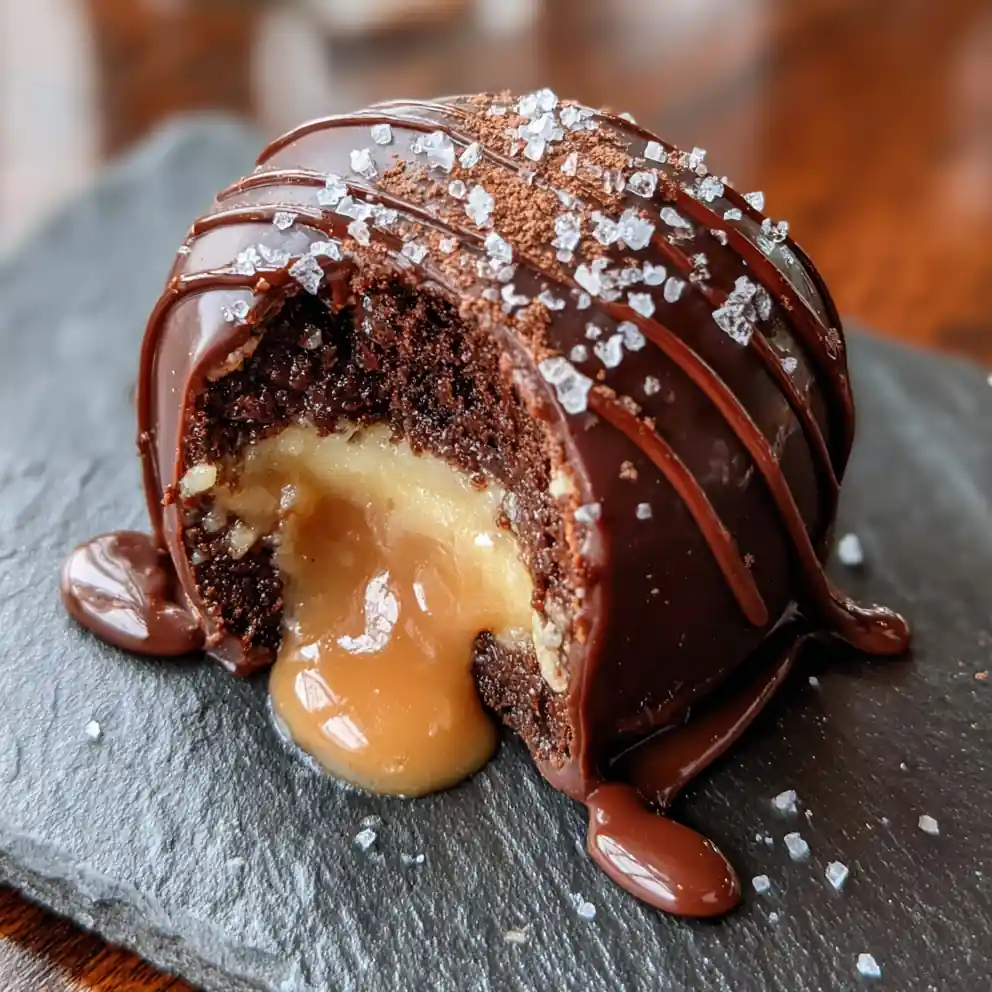 Tiramisu Truffles with Salted Coffee Caramel Core