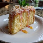 Tropical Coconut Cake With Passionfruit Swirl 1767834033.6297686