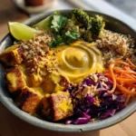 Turmeric Coconut Cream Tofu Buddha Bowl With Peanut Sauce 1767849976.3003387