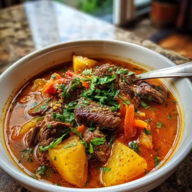 Vegetable Beef Soup With Roasted Carrot Ginger Swirl 1767862989.032259