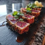 Yuzu Miso Glazed Tuna Steak With Toasted Sesame 1767860159.1440635
