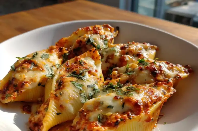 Baked Harissa Ricotta Stuffed Shells With Tomato Basil Sauce 1772090924.197123