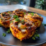 Cheesy Beef Pizza Roll Ups With Garlic Herb Butter Swirl 1772043105.78442