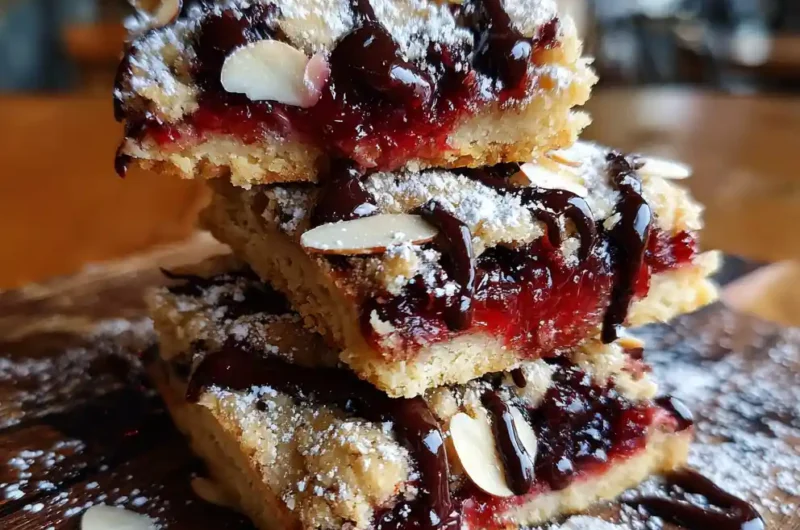 Cherry Pie Bars With Cardamom Spiced Jam And Chocolate Drizzle 1772089375.7798092
