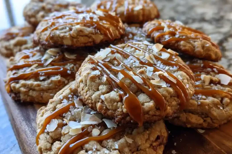 Chewy Salted Caramel Oatmeal Cookies With Espresso Caramel Swirl 1772103212.132746