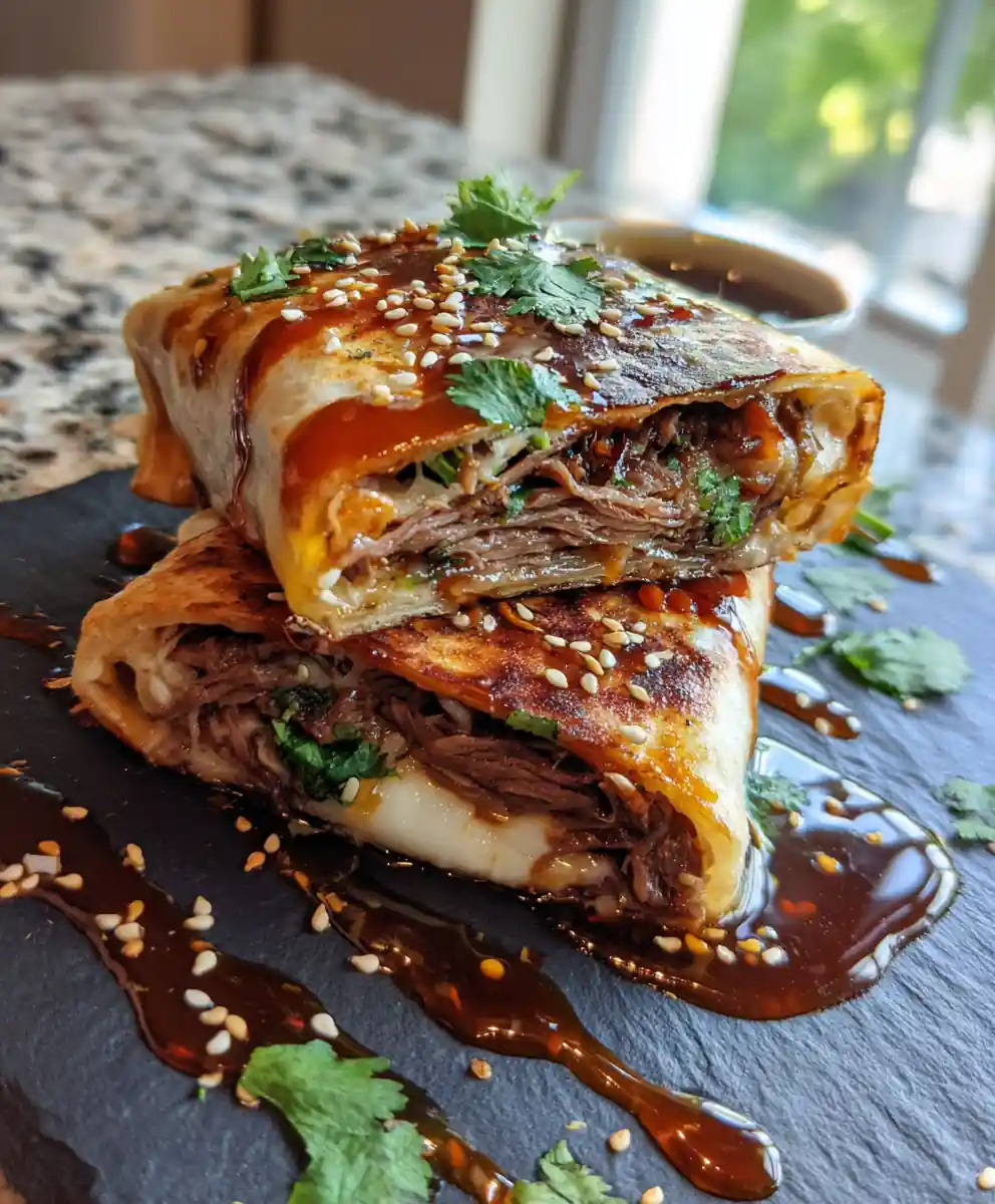 Chipotle Honey Glazed French Dip Tortilla Roll Ups