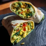 Cilantro Lime Breakfast Wrap With Cottage Cheese And Avocado 1772054660.7228804