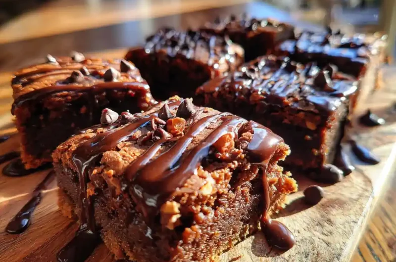 Coffee Glazed German Chocolate Cookie Bars 1772025635.6696837