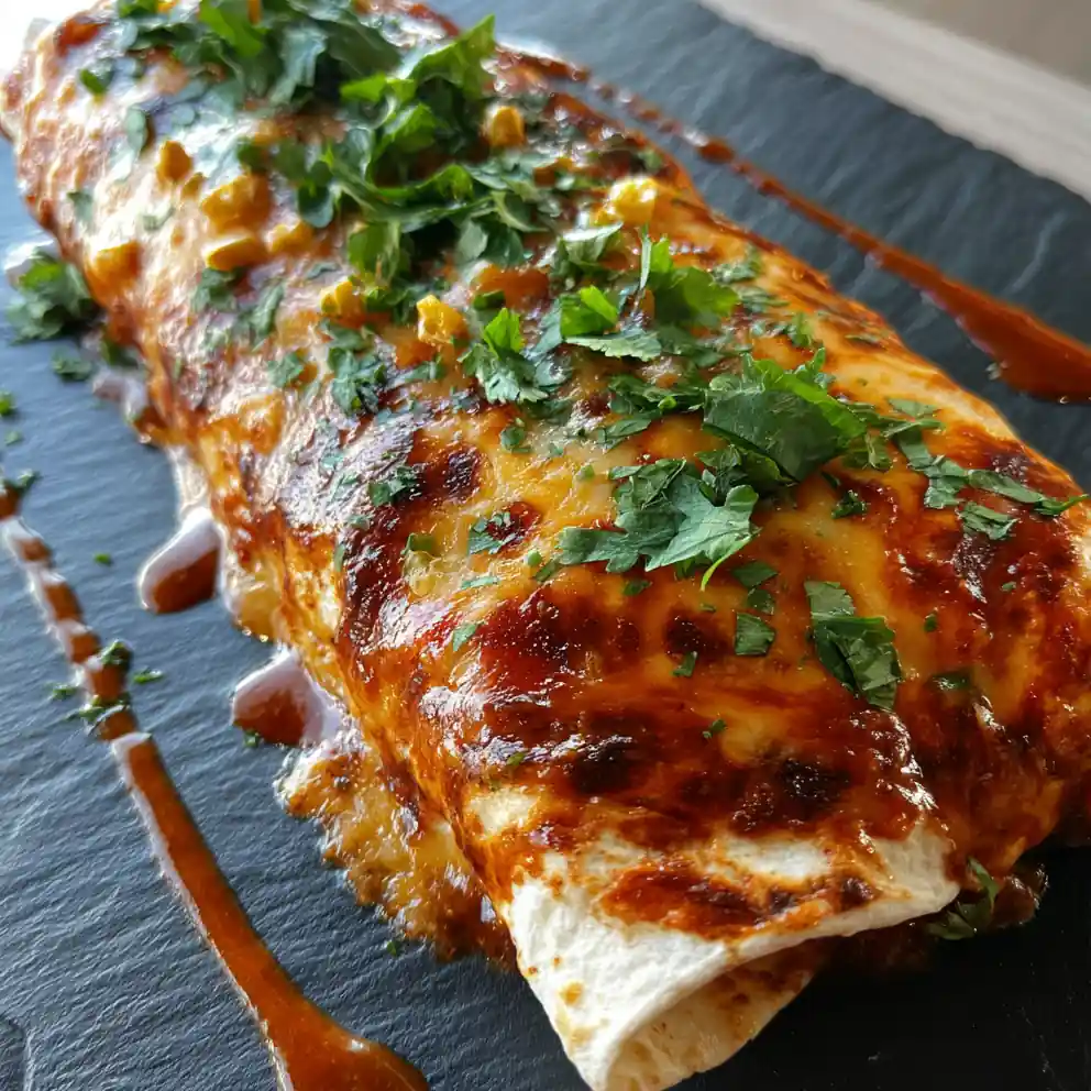 Creamy Chipotle Lime White Chicken Enchiladas