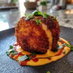 Crispy Fried Mac And Cheese Balls With Chipotle Cheese Swirl 1772027995.3776896