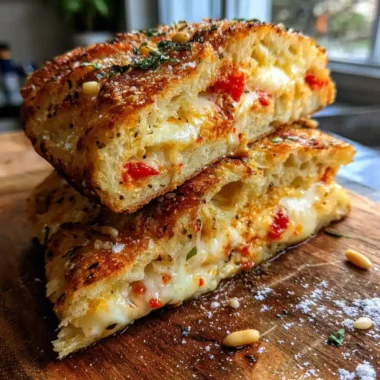 Italian Herb And Cheese Bread With Roasted Red Pepper Swirl 1772130321.347748