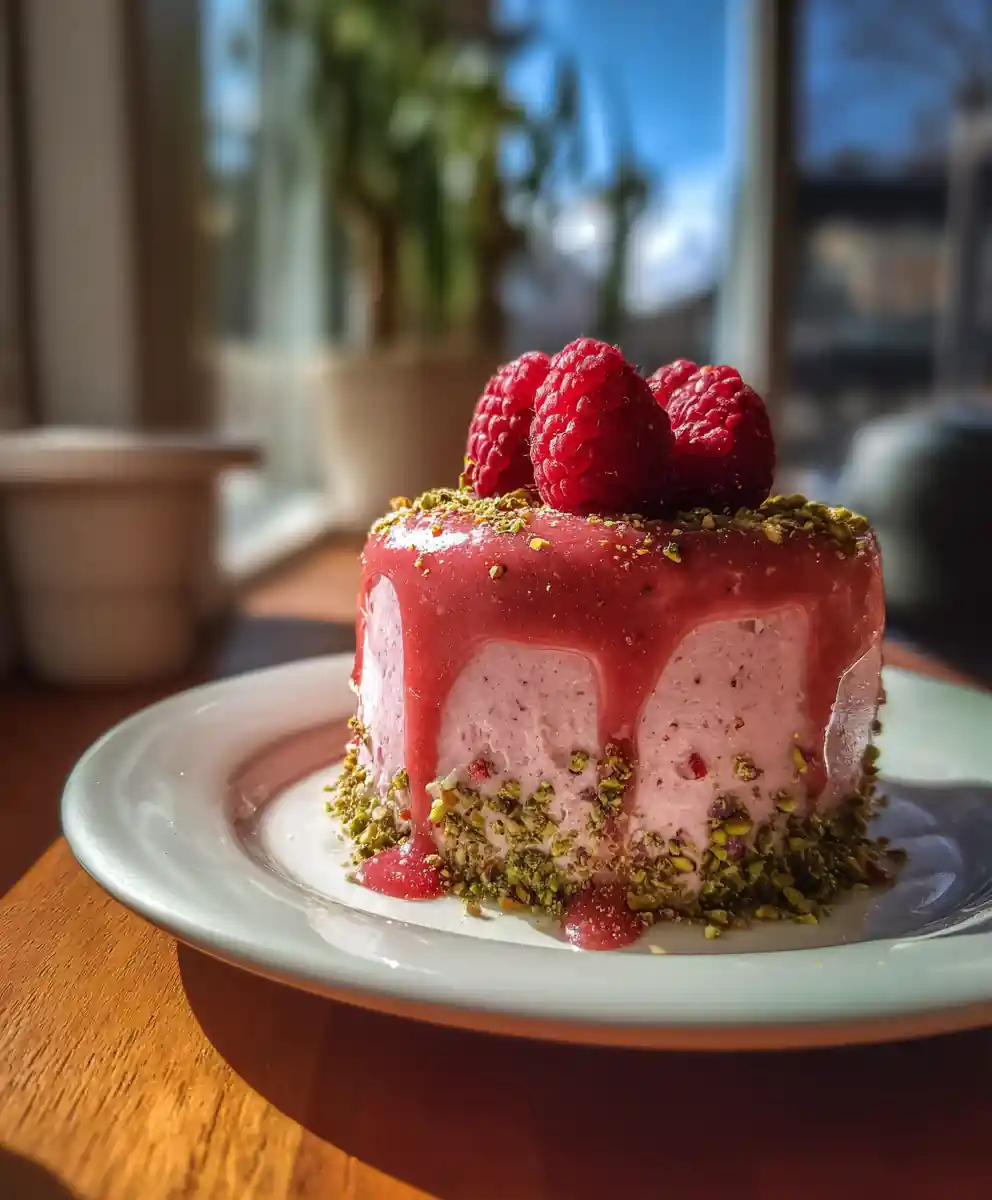 Italian Love Cake With Rose Kissed Raspberry Glaze