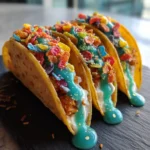 Lime Glazed Fruity Pebbles Cheesecake Tacos 1772104066.8892884