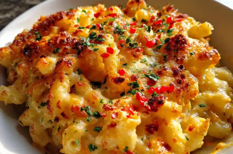 Mac And Cheese With Roasted Red Pepper Cream Cheese Swirl 1772102346.1783915