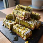 Matcha Caramel Bars With White Chocolate Drizzle 1772045154.3069708