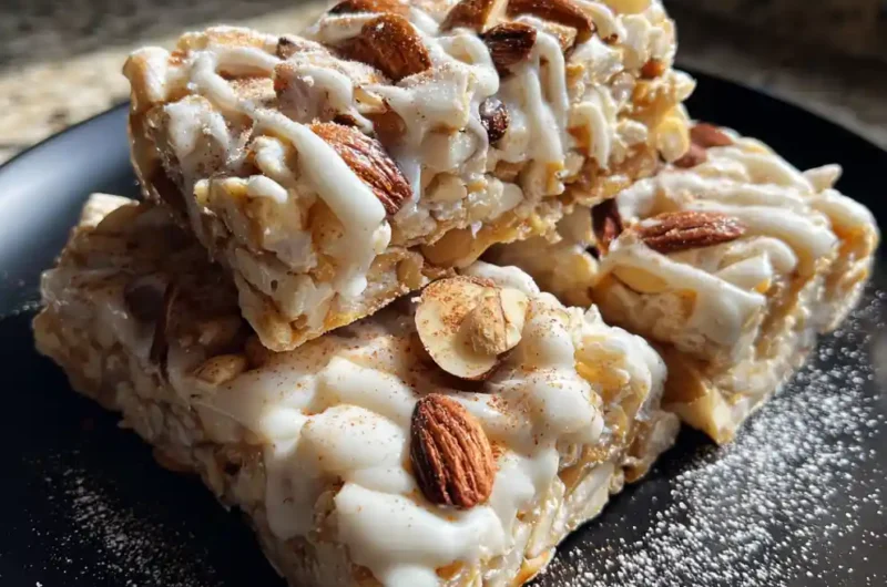 Puppy Chow Bars With White Chocolate Almond Butter Swirl 1772037089.2052436