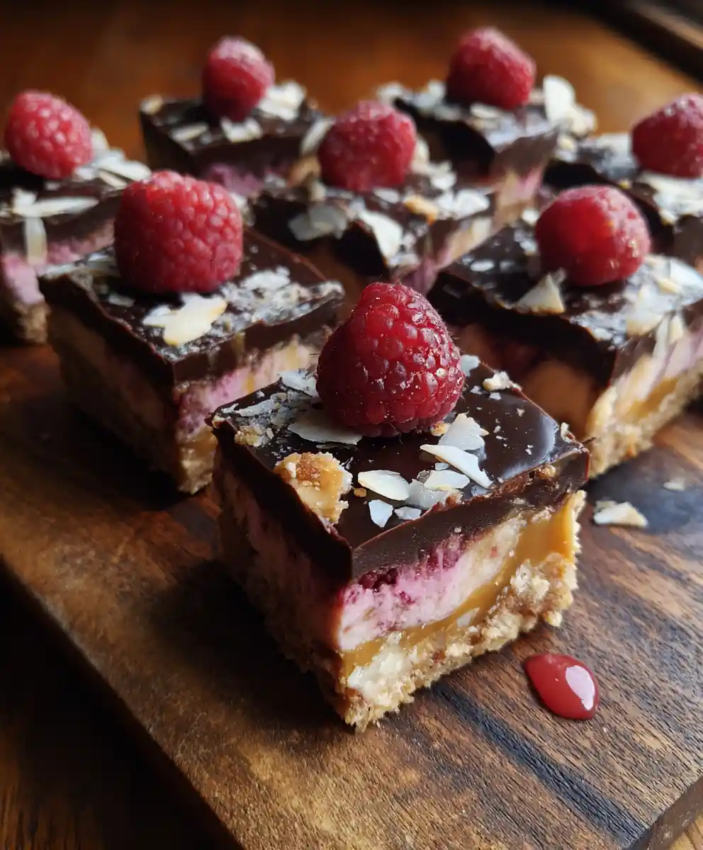 Raspberry Swirled Million Dollar Bars