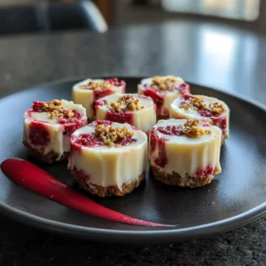 Red Velvet Cheesecake Bites With Raspberry Swirl 1772026574.698299