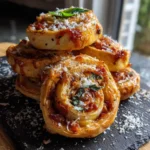 Smoked Turkey And Cheese Pinwheels With Sun Dried Tomato Pesto Swirl 1772044304.497605
