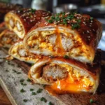 Spiced Chicken Sausage Egg Breakfast Roll Ups With Harissa Cream Cheese Swirl 1772096993.8673499