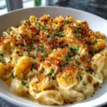 White Cheddar Mac And Cheese With Roasted Garlic Cauliflower Swirl 1772081644.1408343