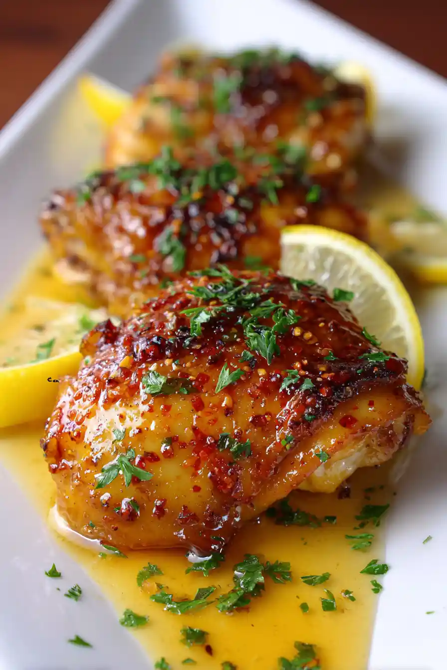 30 Minute Oven Baked Chicken Thighs