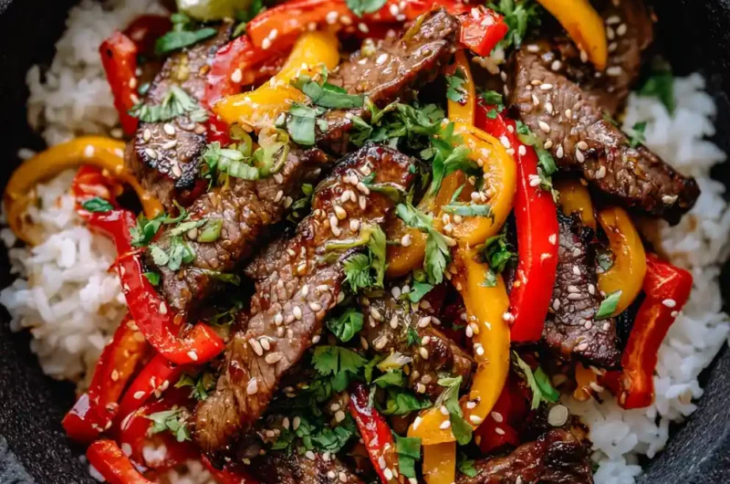 Beef And Pepper Rice Bowl An Organized Chaos 1772971193.9868493