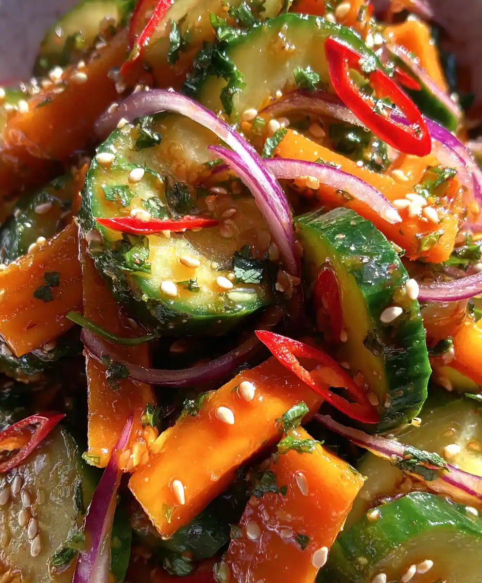 Best Asian Cucumber Salad (Tiktok Style)