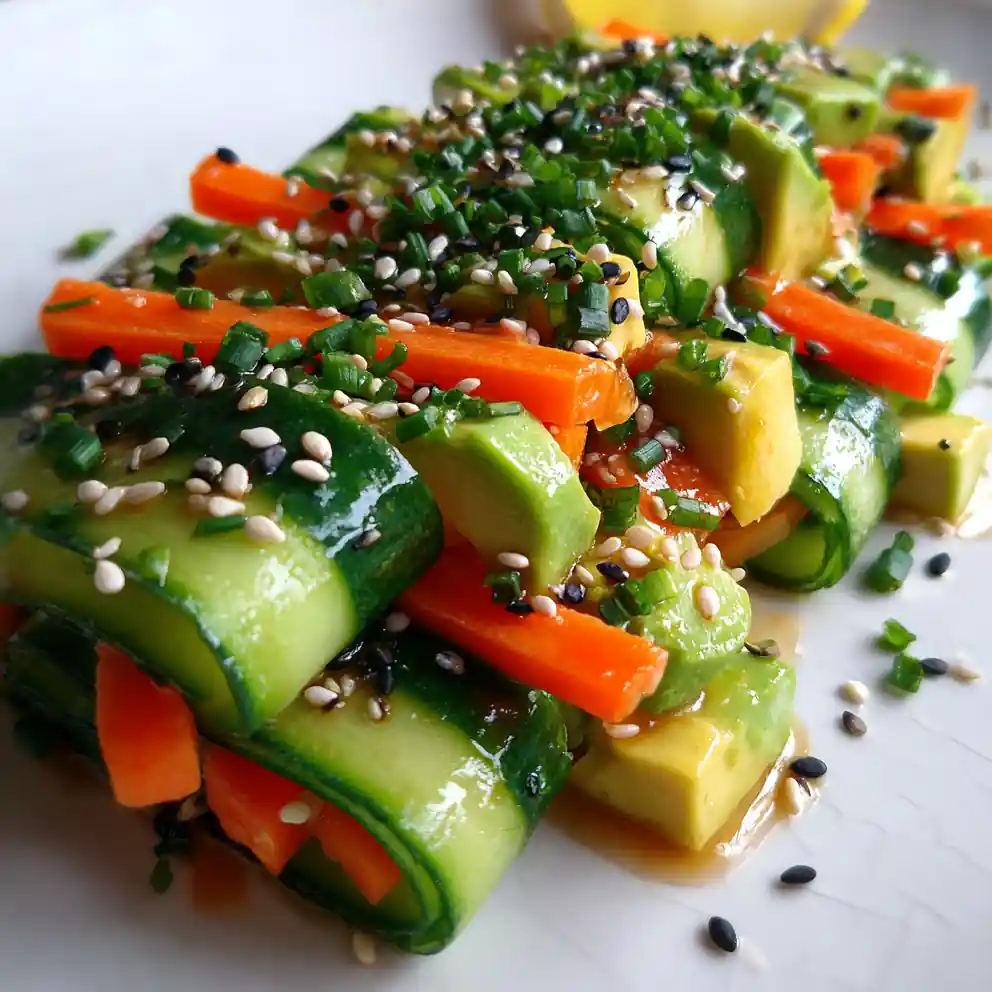 California Roll Cucumber Salad – Refreshing No Cook Delight