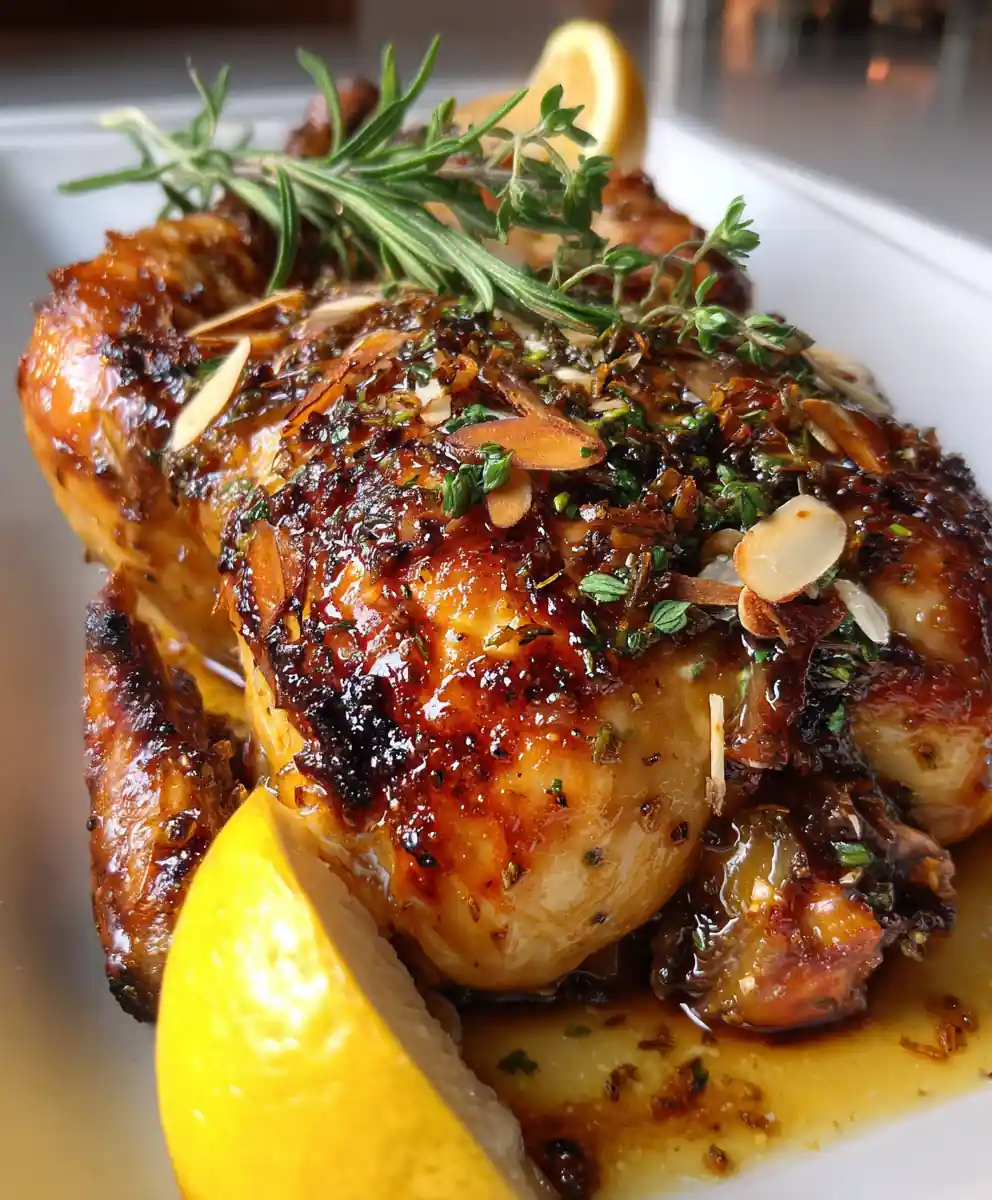 Classic Roast Chicken With Herbed Citrus Butter