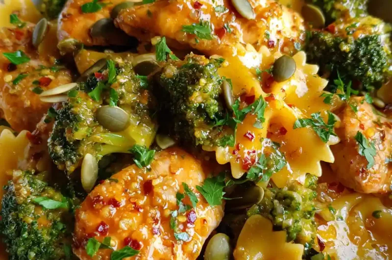 Cowboy Butter Lemon Bowtie Chicken With Broccoli 1772919473.4138703