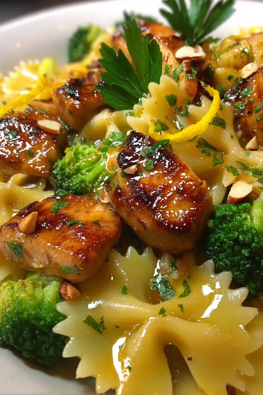 Cowboy Butter Lemon Bowtie Chicken With Broccoli Bliss