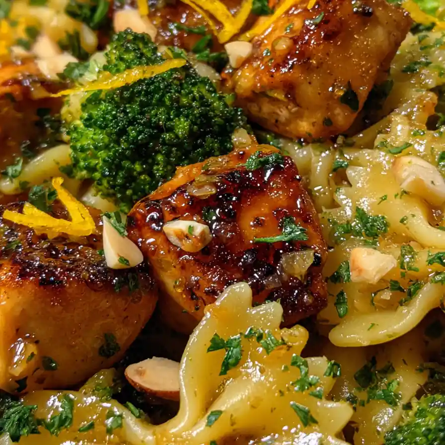 Cowboy Butter Lemon Bowtie Chicken With Broccoli Bliss