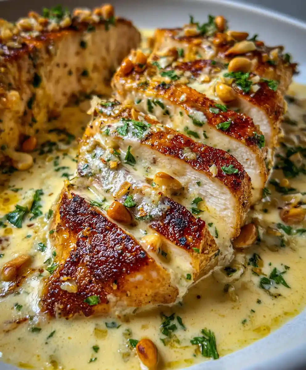 Creamy Garlic Parmesan Chicken Breast